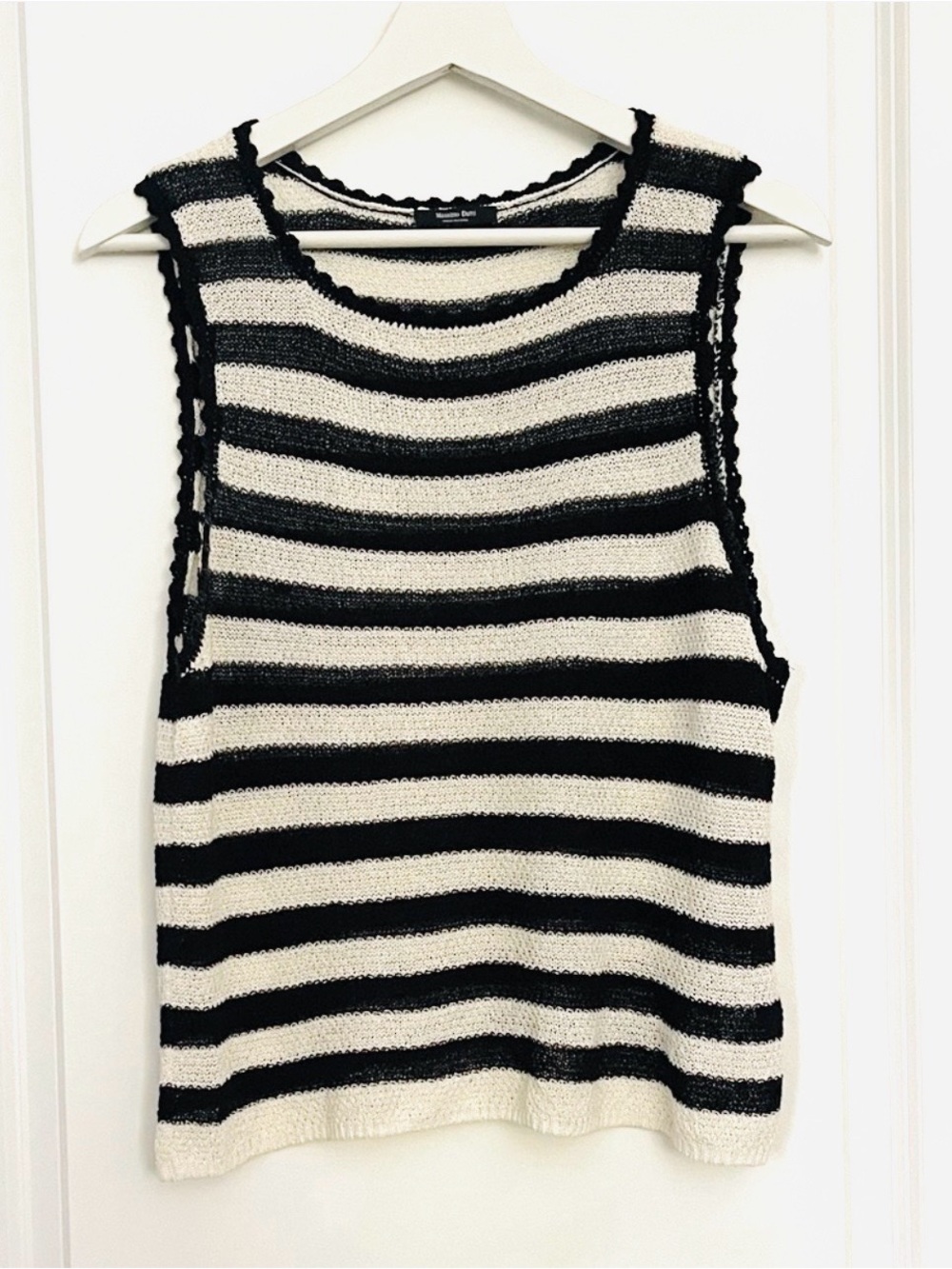 Massimo Dutti Striped Sleeveless Knit Tank